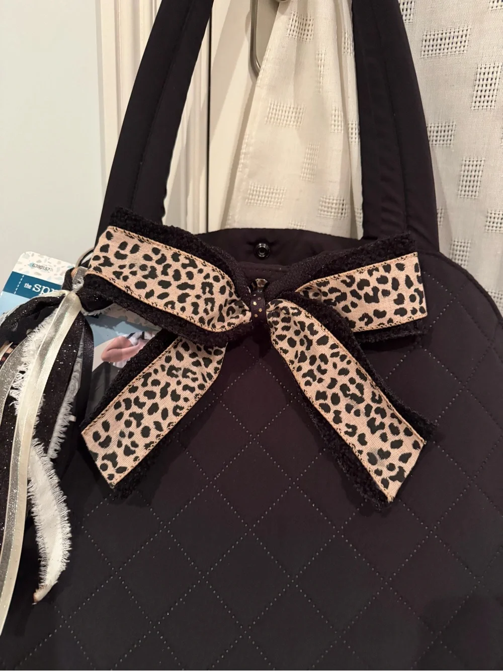 NWT Black Quilted Custom Designed Pet Carrier